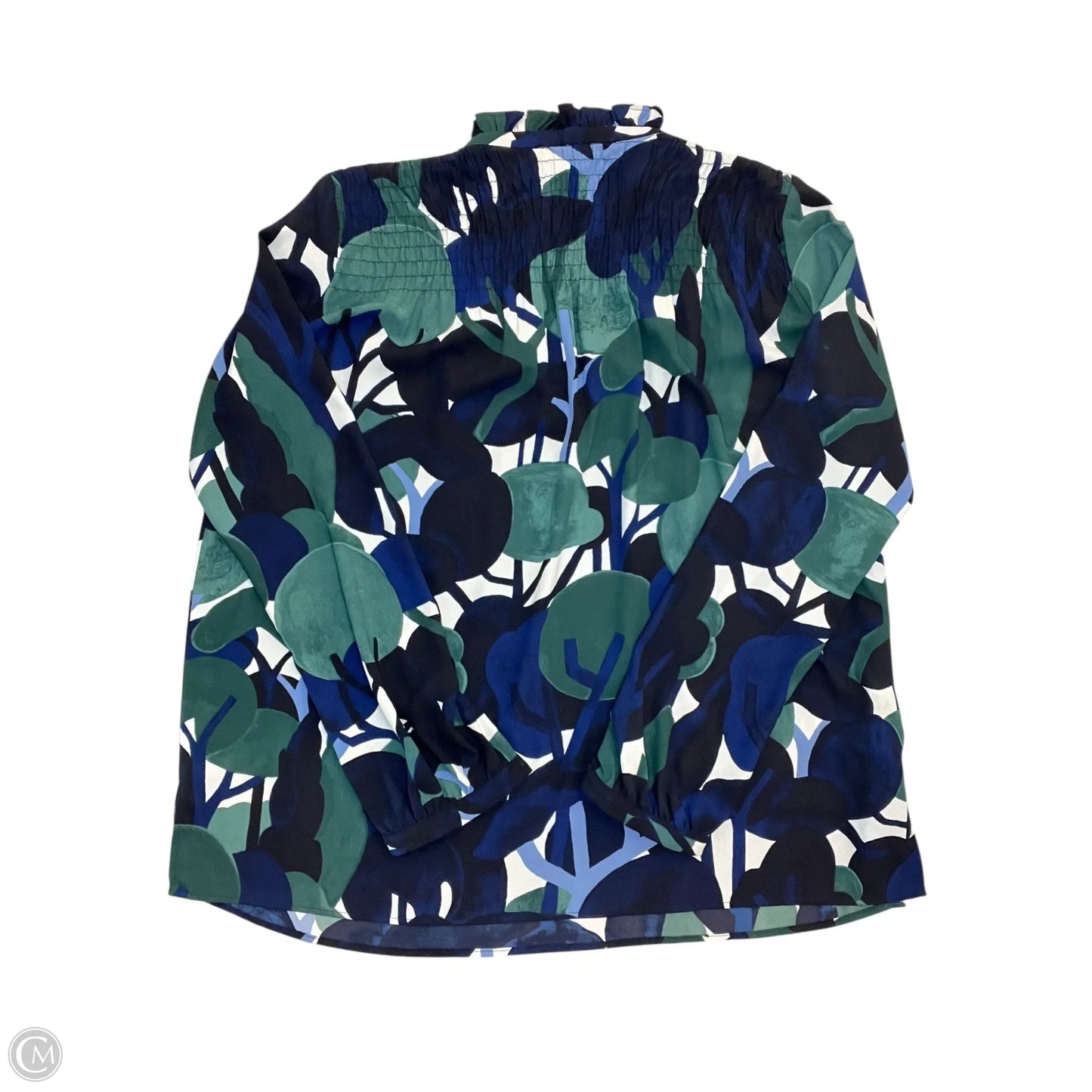 Blouse Long Sleeve By Ann Taylor In Floral Print, Size: Xs