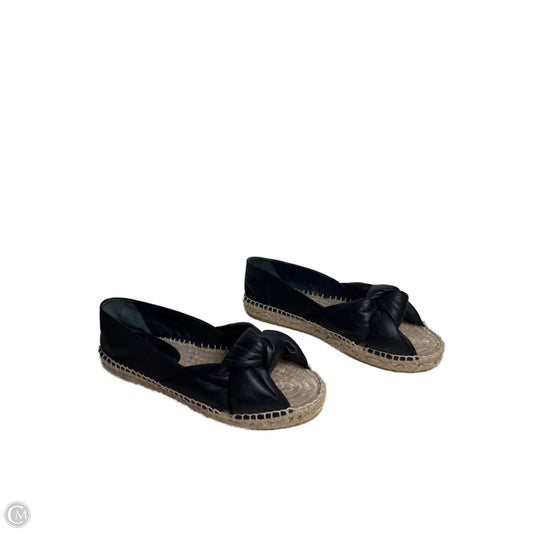 Sandals Luxury Designer By Miu Miu In Black, Size: 6
