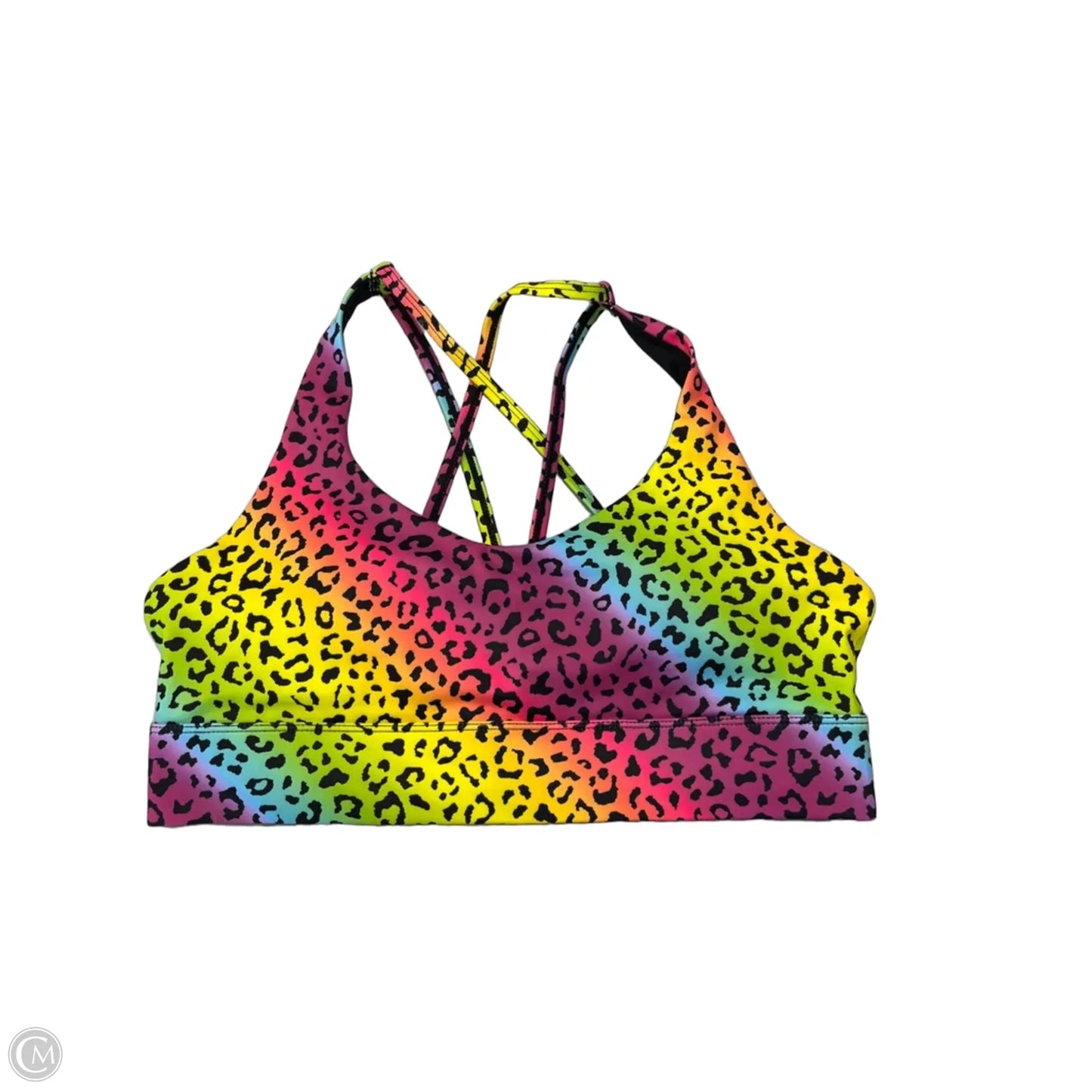 Athletic Bra By Zyia In Animal Print, Size: L