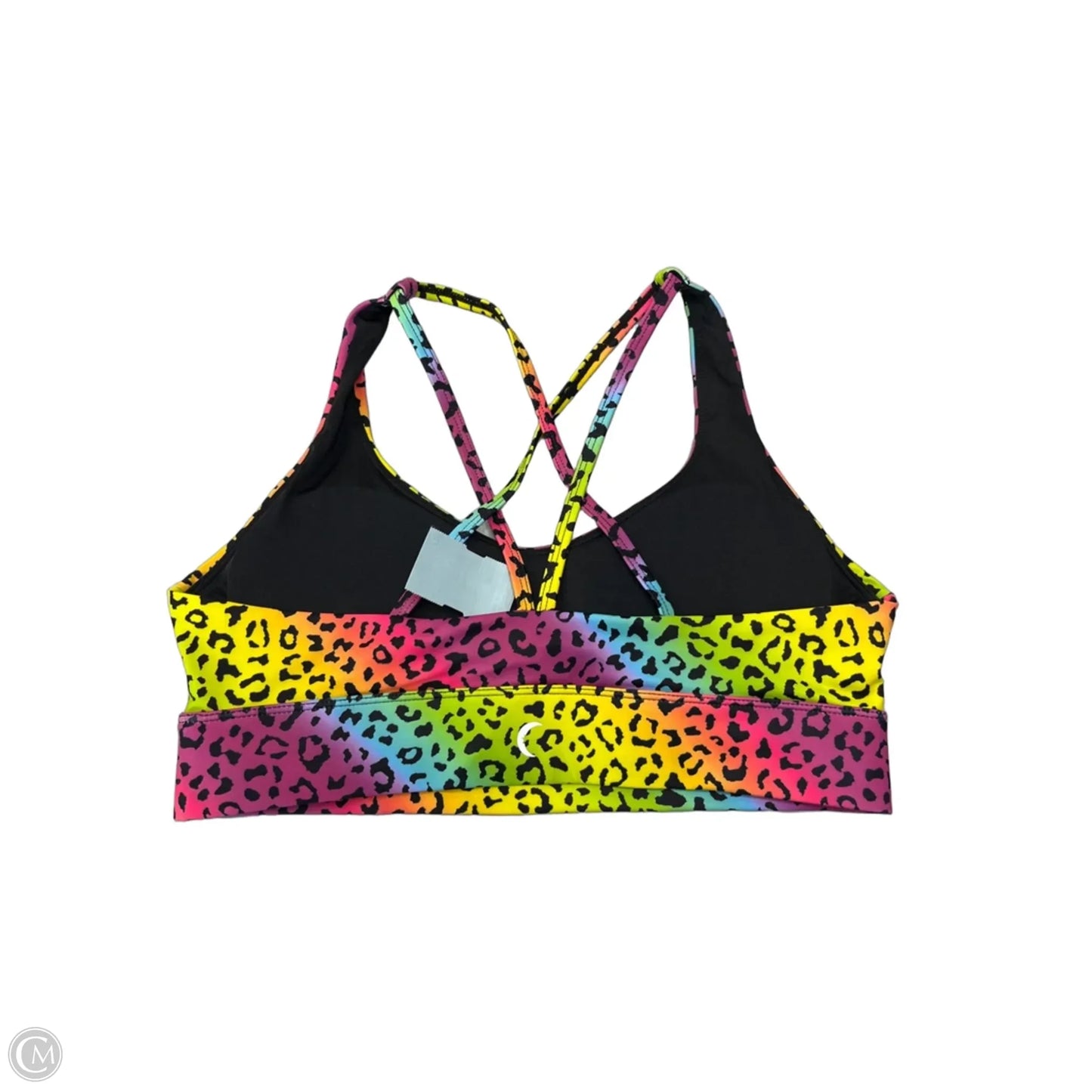 Athletic Bra By Zyia In Animal Print, Size: L