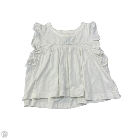 Top Short Sleeve By Maeve In White, Size: Xl