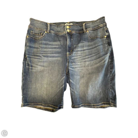 Shorts By Lane Bryant In Blue Denim, Size: 3x