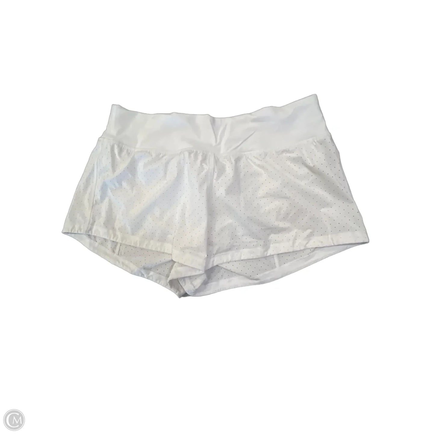 Athletic Shorts By Lululemon In White, Size: M
