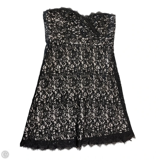 Dress Casual Short By White House Black Market In Black & Cream, Size: L