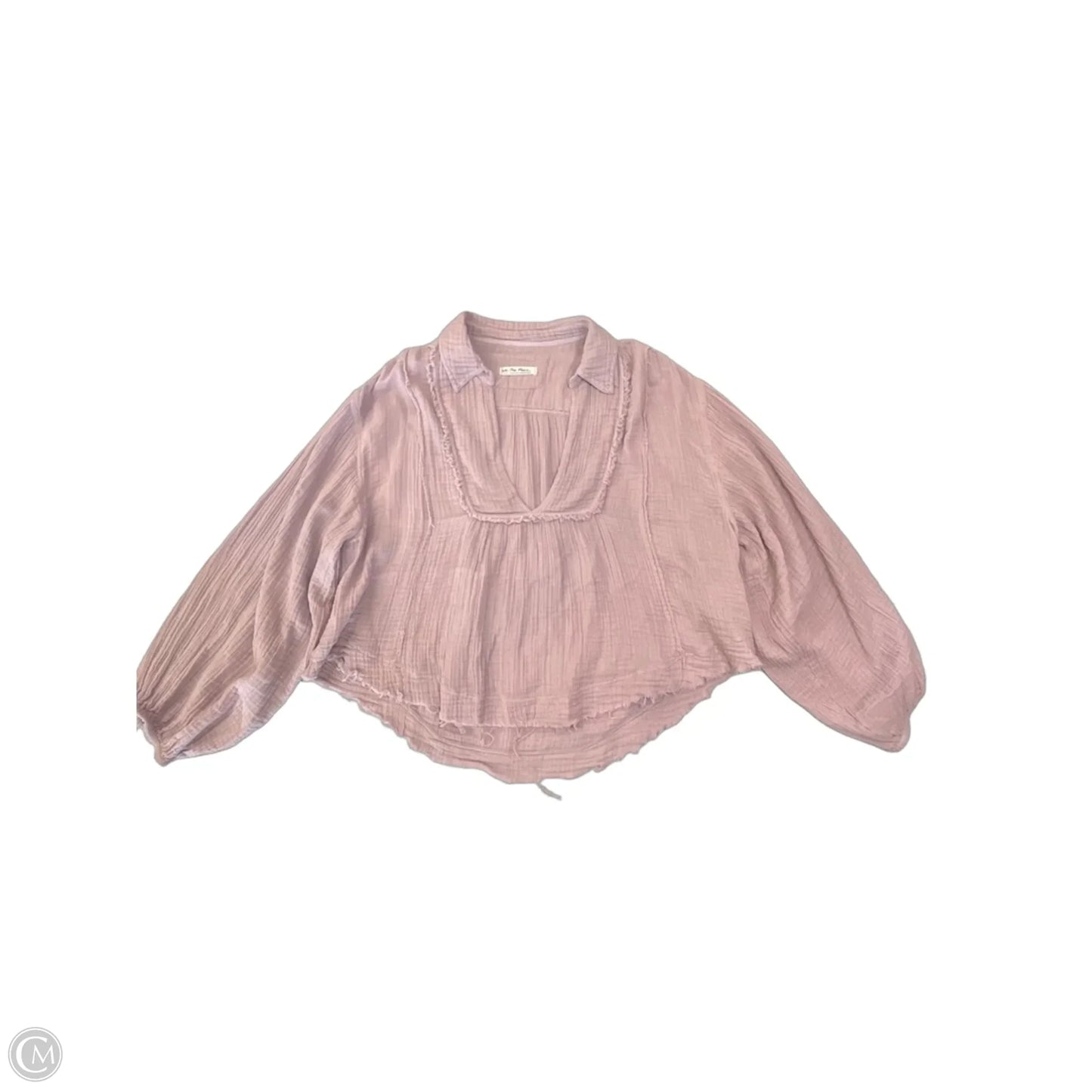 Top Long Sleeve By We The Free In Mauve, Size: S