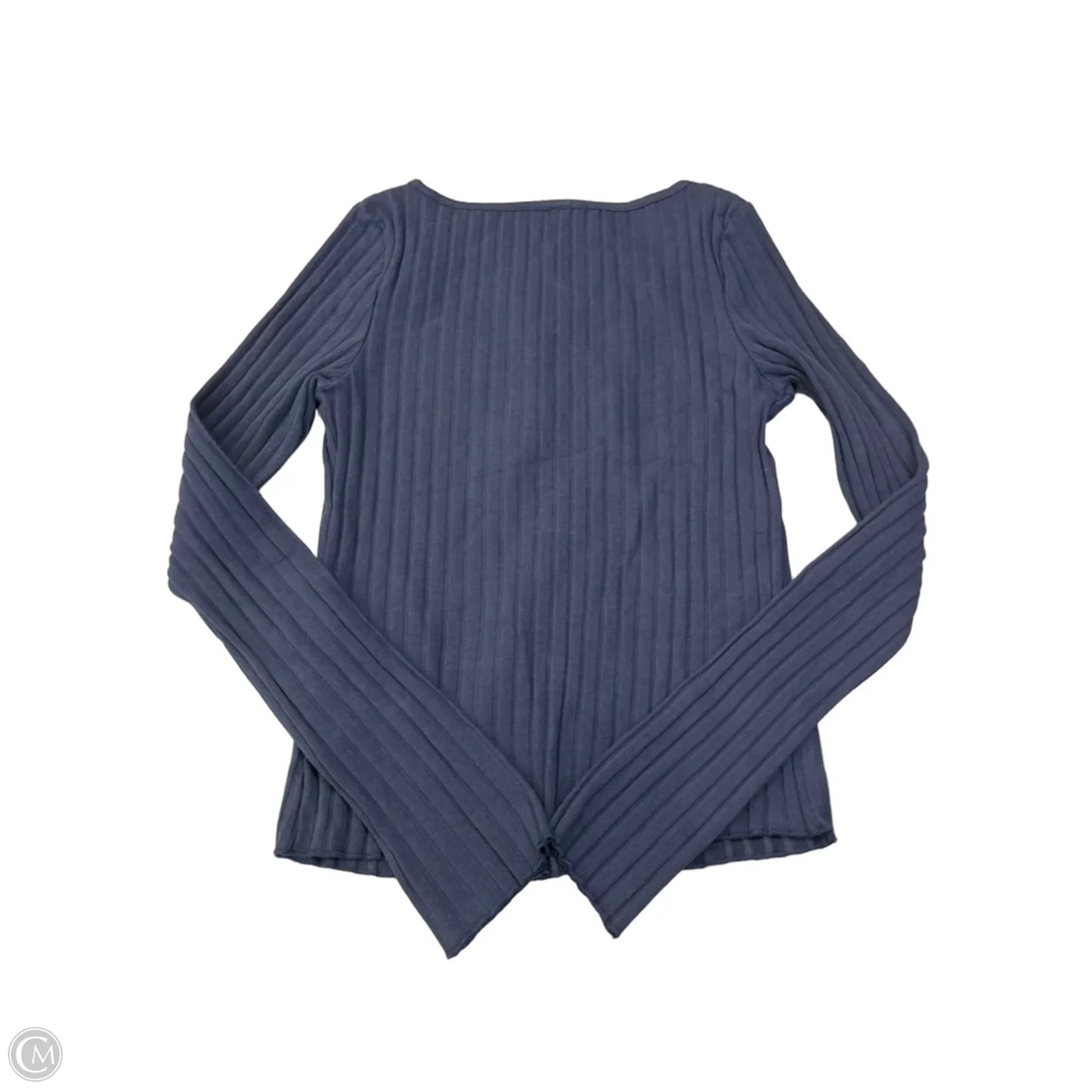 Top Long Sleeve By Free People In Navy, Size: L