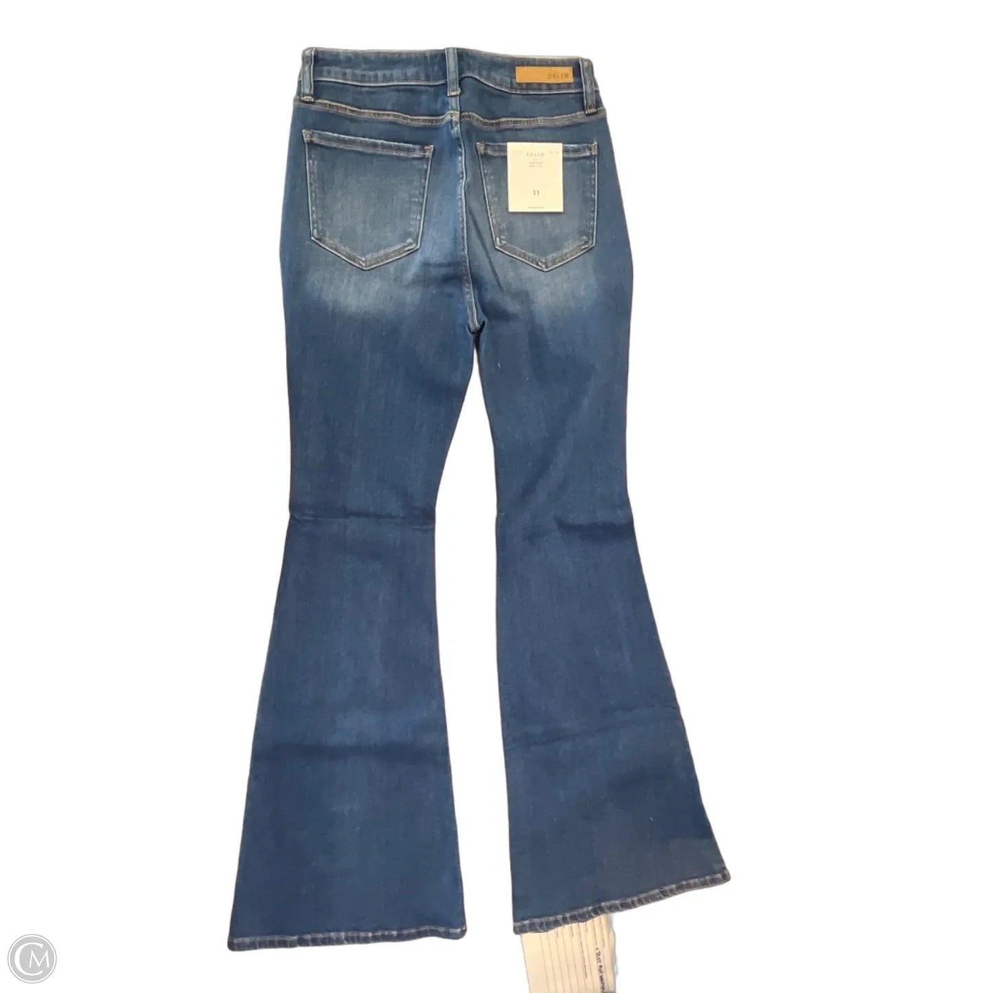 Jeans Flared By Cello In Blue Denim, Size: 10