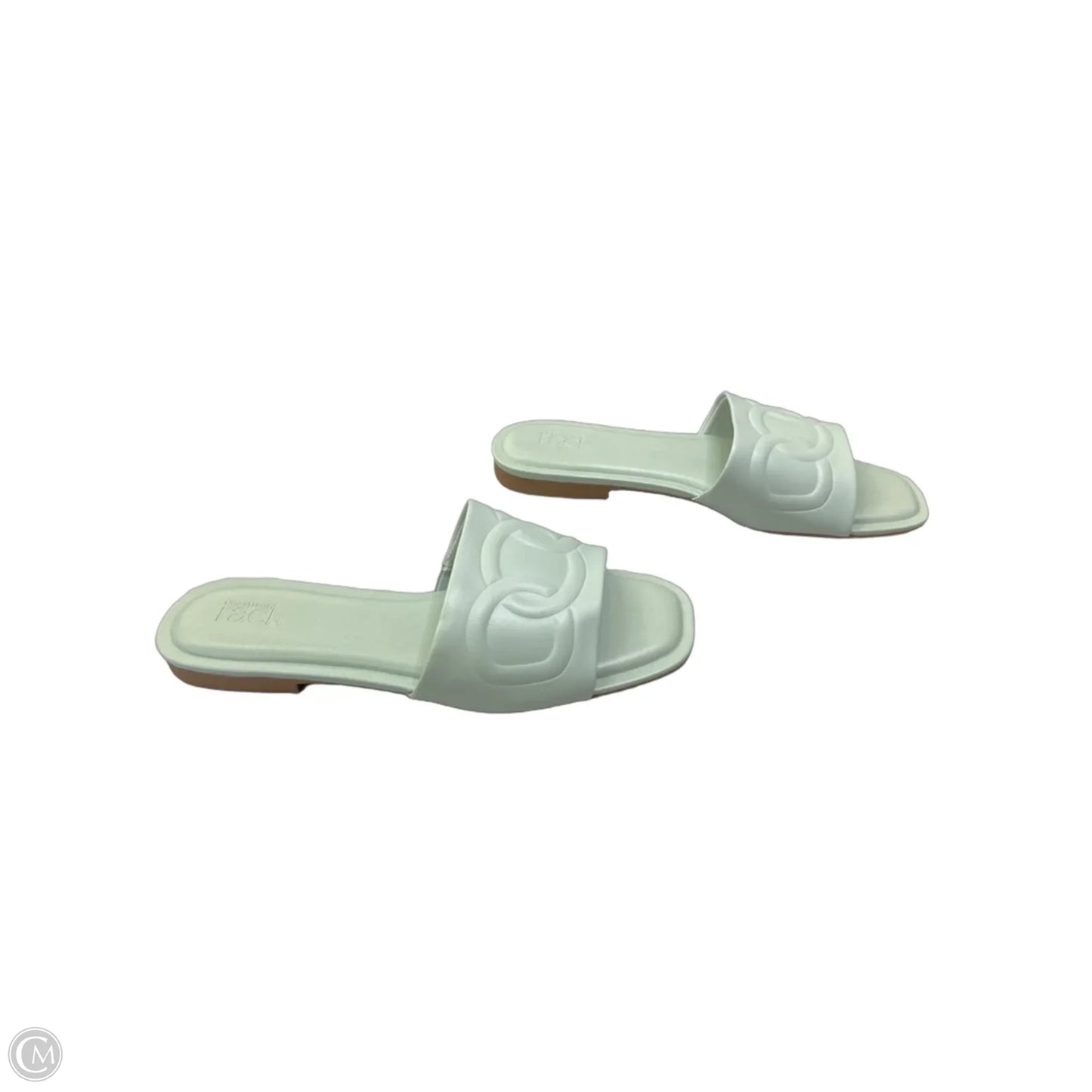 Sandals Flats By Nordstrom In Aqua, Size: 7