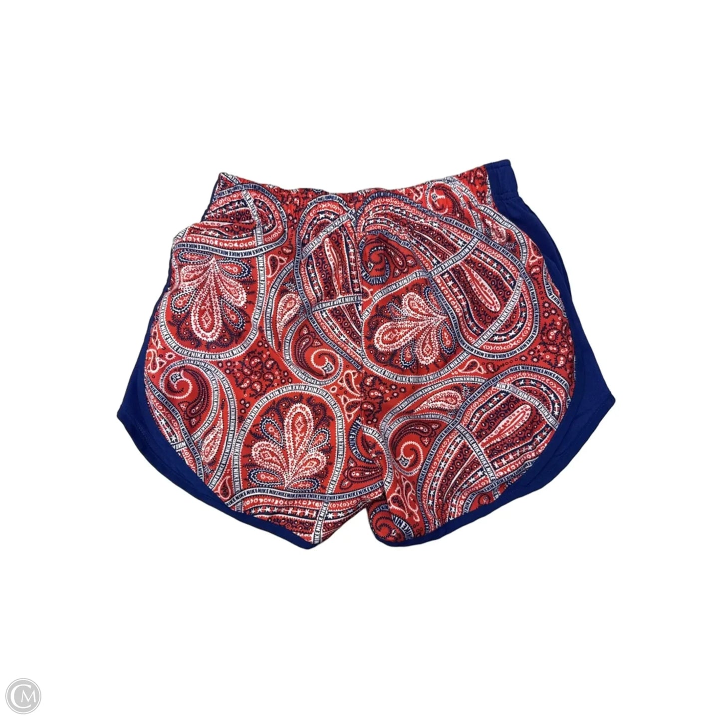Athletic Shorts By Nike In Blue & Red, Size: Xs