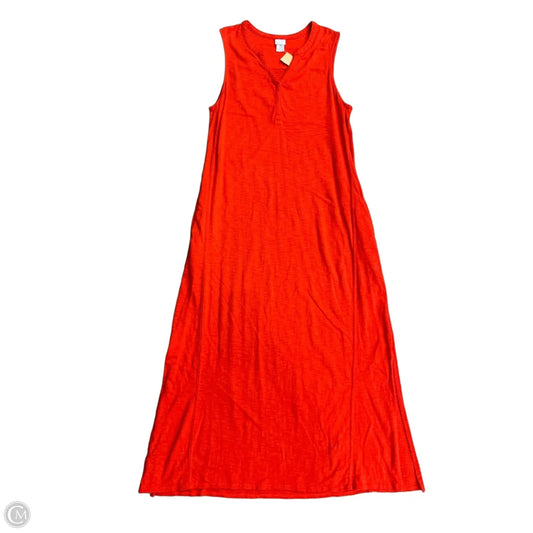 Dress Casual Maxi By Chicos In Red, Size: L