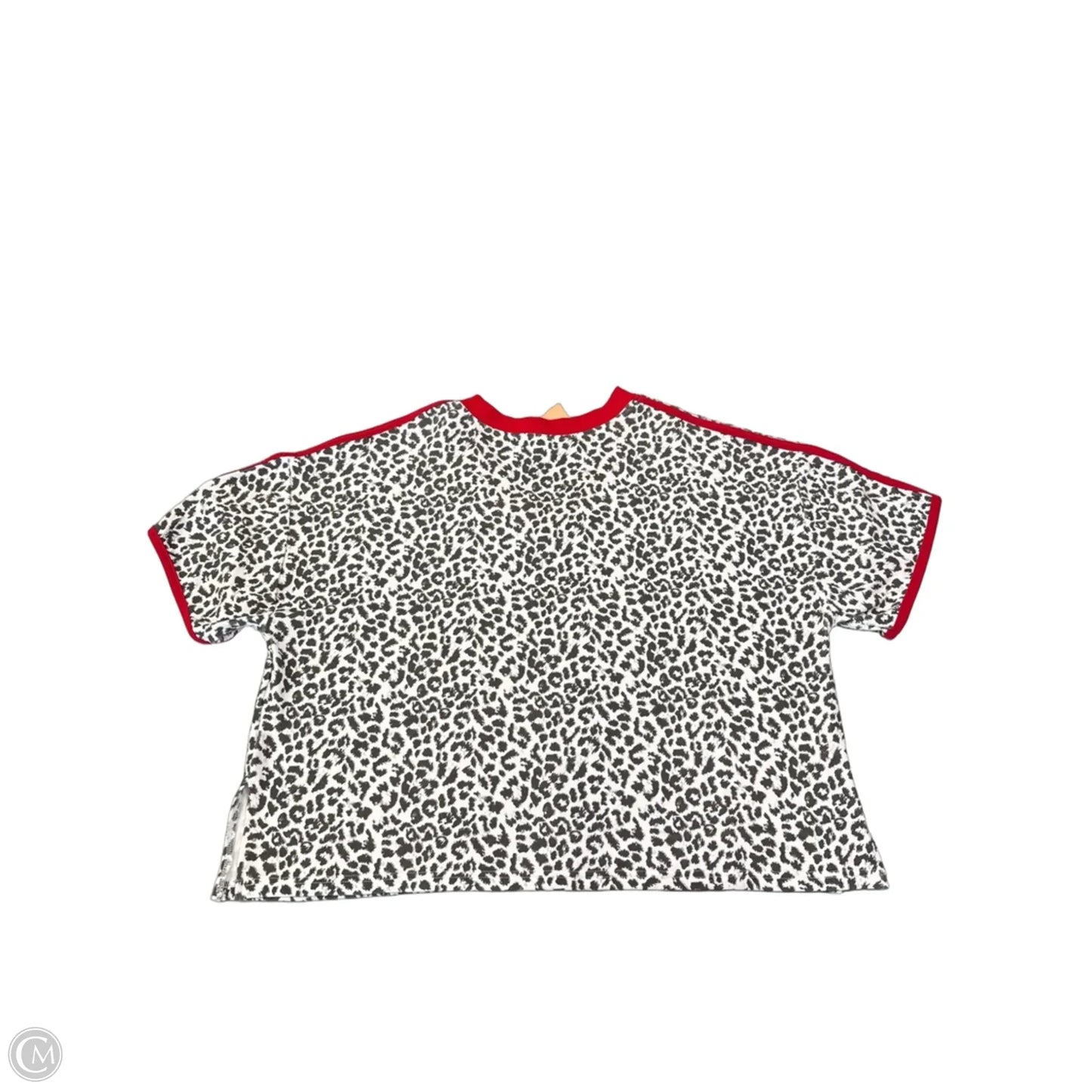 Top Short Sleeve By Entro In Animal Print, Size: L