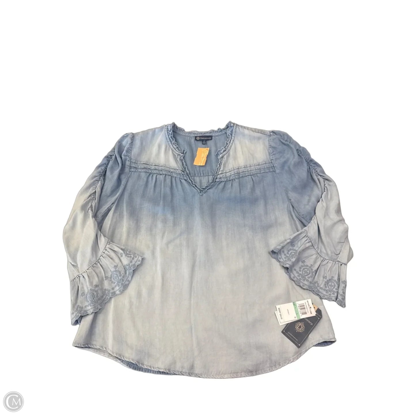 Top Long Sleeve By Democracy In Blue, Size: L