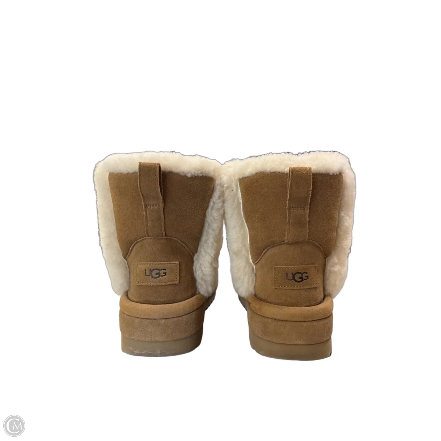 Boots Designer By Ugg In Brown, Size: 8