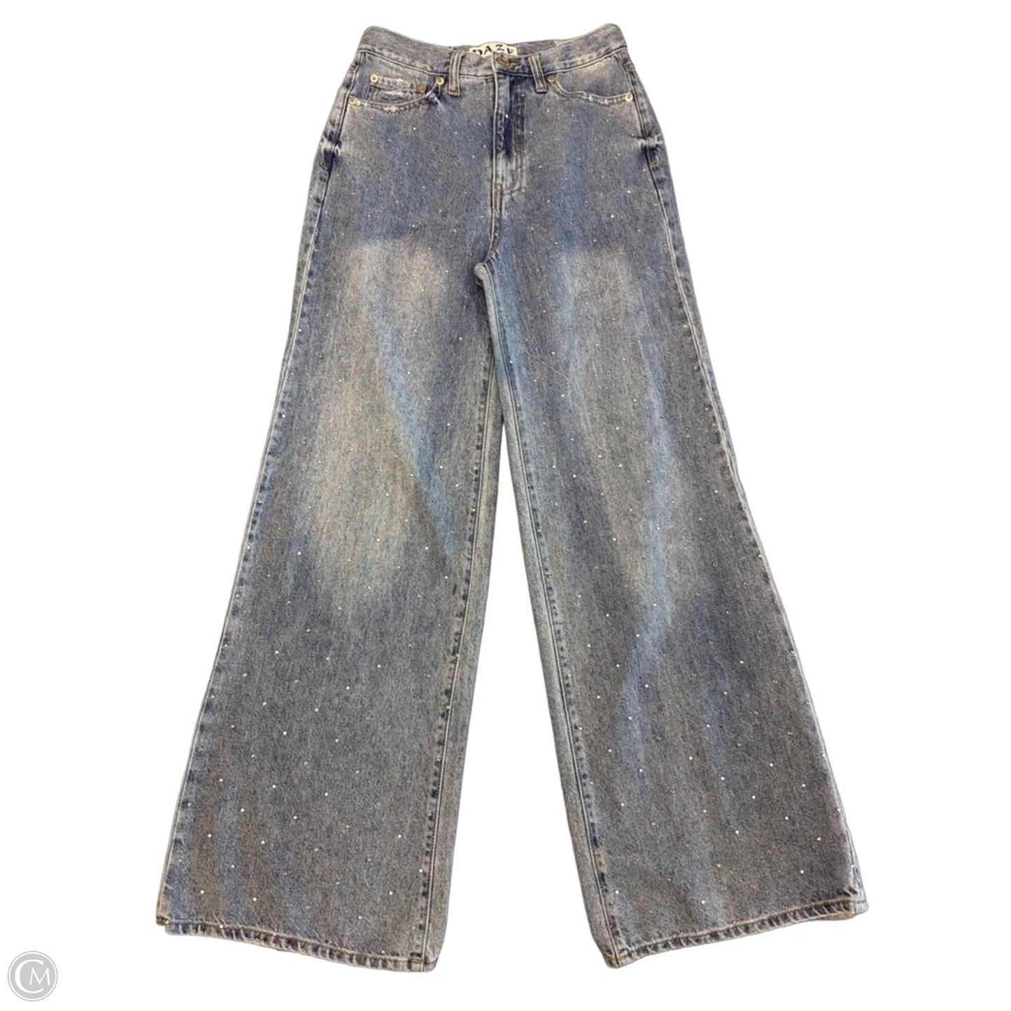 Jeans Wide Leg By Daze In Blue Denim, Size: 2