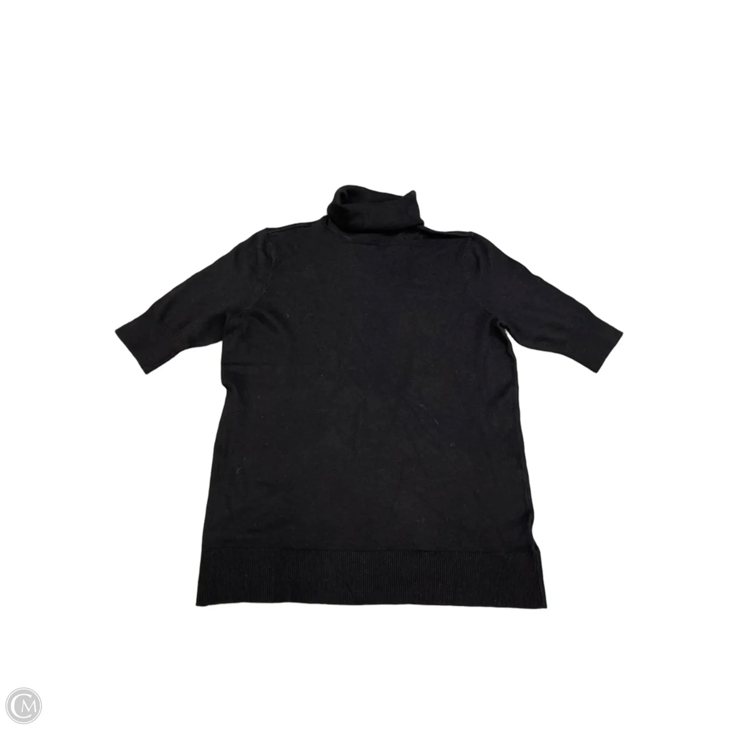 Sweater Short Sleeve By Liz Claiborne In Black, Size: Mp