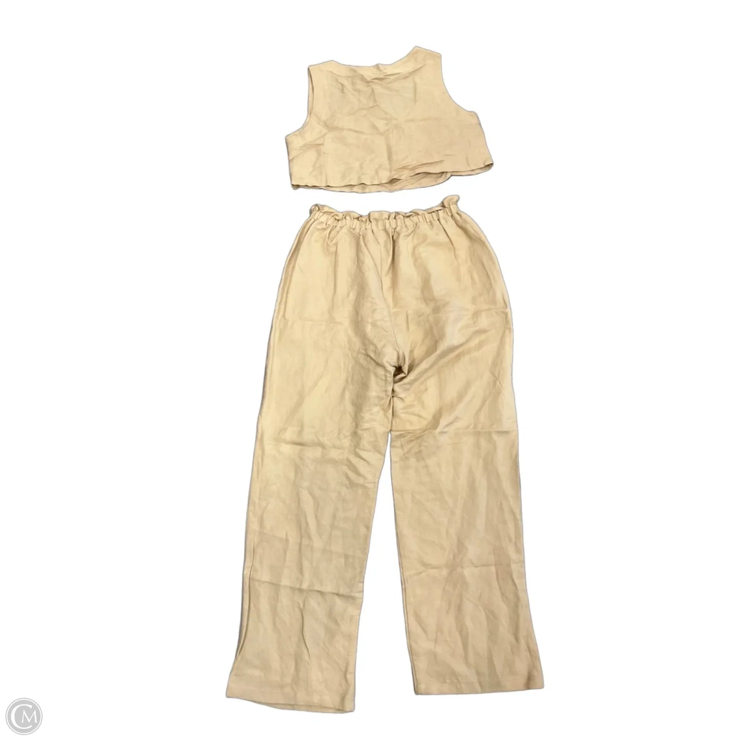 Pants Set 2pc By Mable In Tan, Size: M