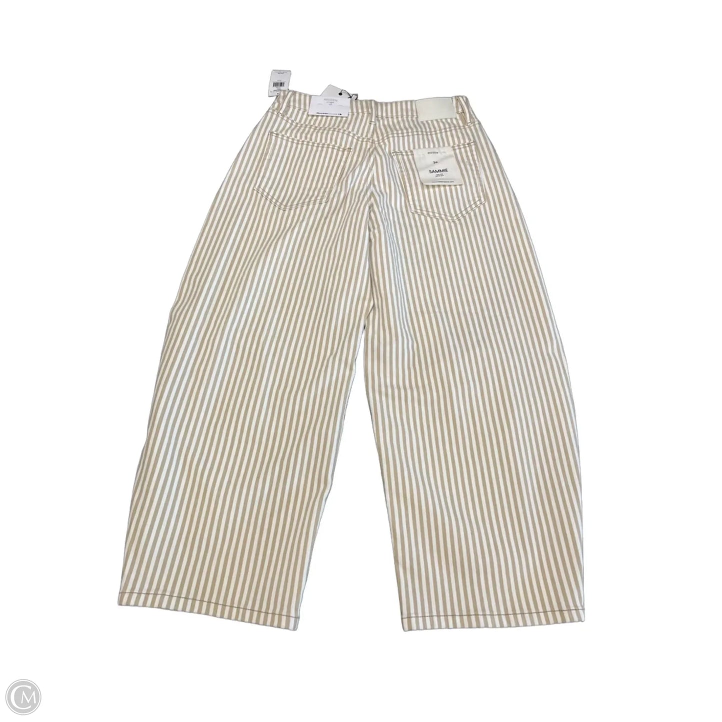 Jeans Wide Leg By Hidden In Striped Pattern, Size: 2