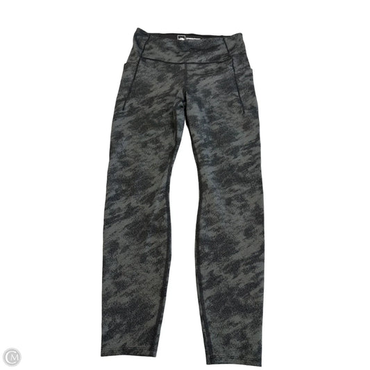 Athletic Leggings By The North Face In Black & Grey, Size: L