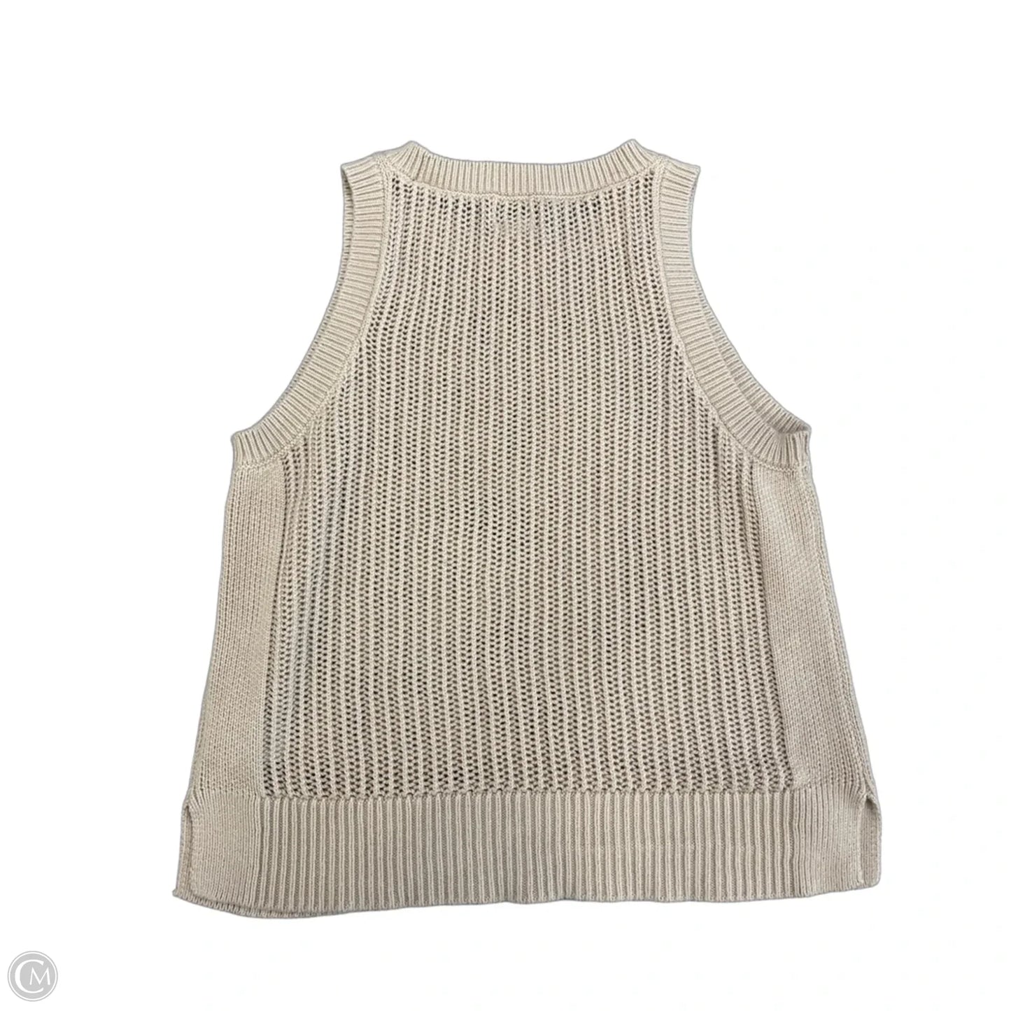 Top Sleeveless By A New Day In Tan, Size: M