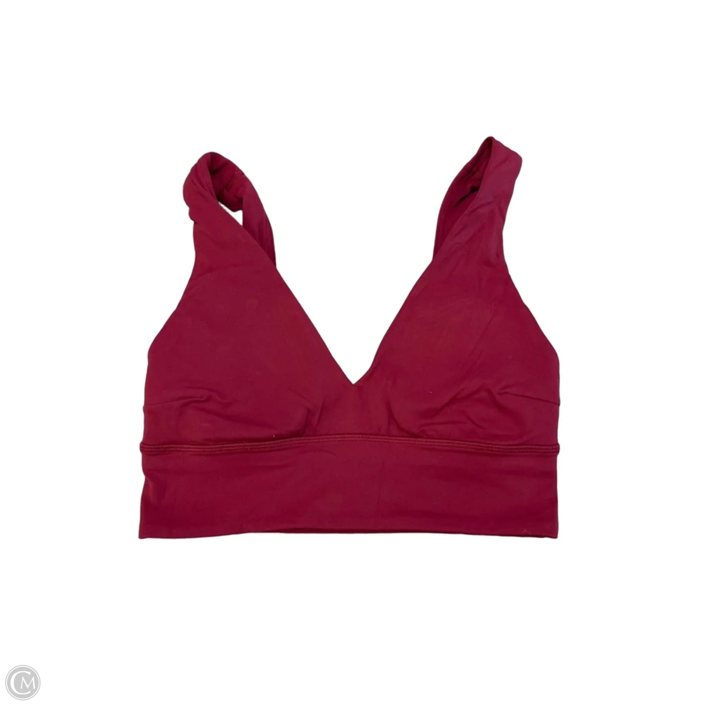 Athletic Bra By Lululemon In Maroon, Size: S