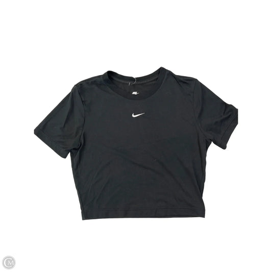 Top Short Sleeve By Nike In Black, Size: S
