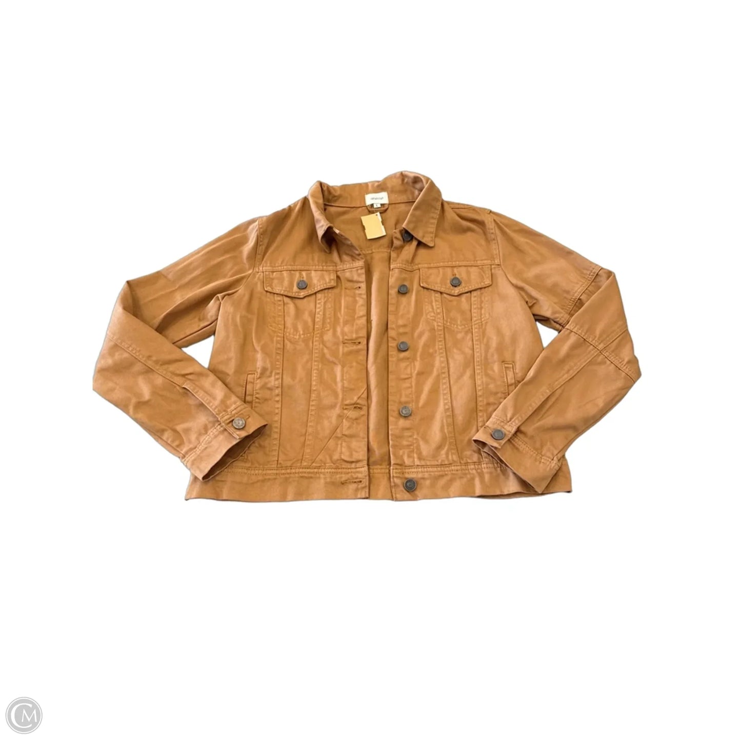 Jacket Denim By Wishlist In Brown, Size: L