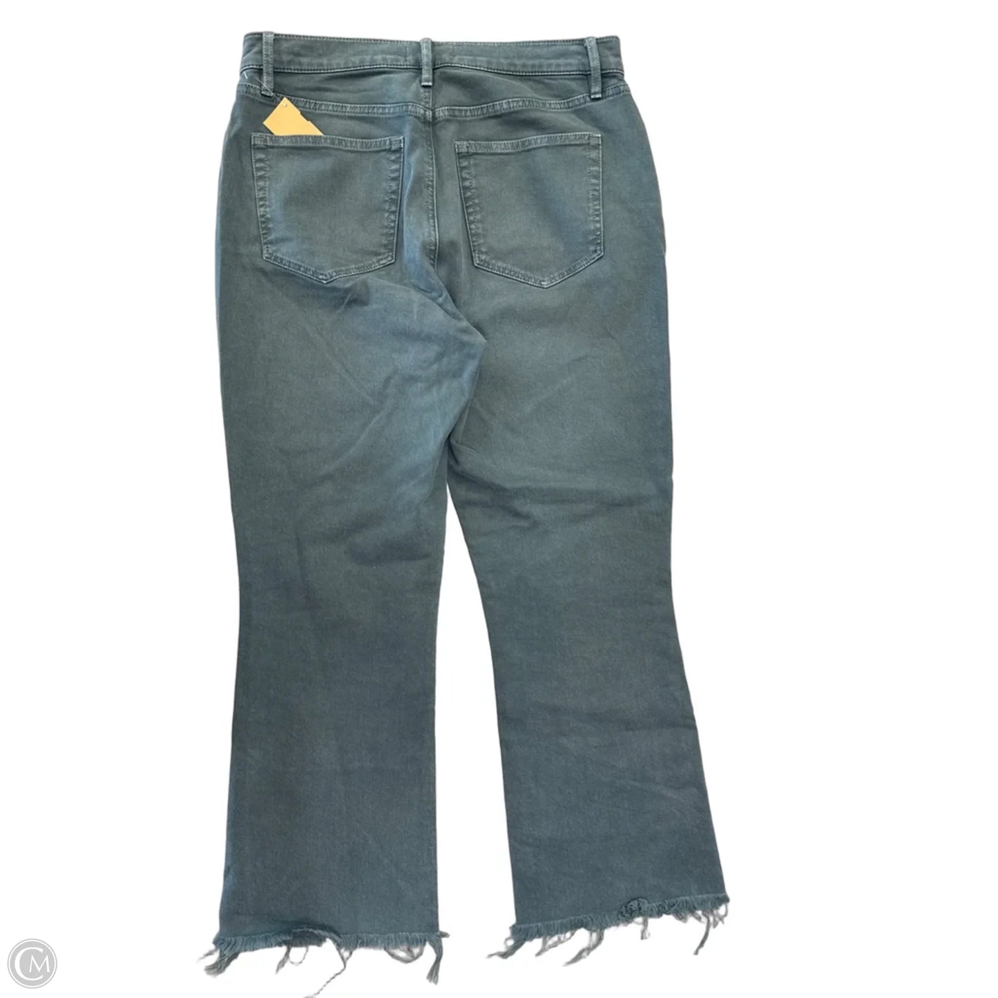 Jeans Cropped By Loft In Green, Size: 8