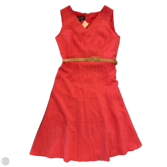 Dress Casual Midi By Black Label In Orange, Size: S