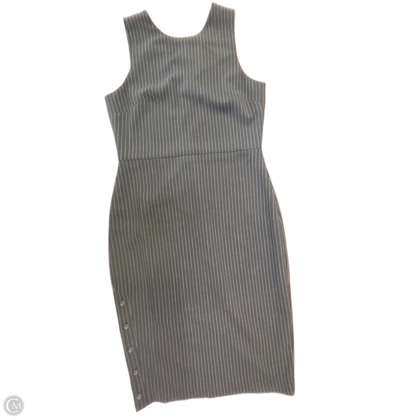 Dress Casual Midi By Banana Republic In Black, Size: M