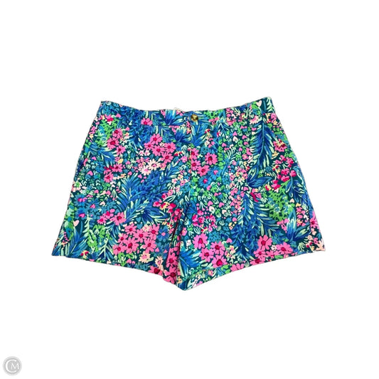 Shorts Designer By Lilly Pulitzer In Tropical Print, Size: Xl