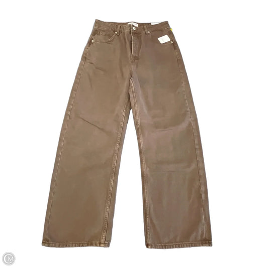 Jeans Wide Leg By We The Free In Brown, Size: 6l