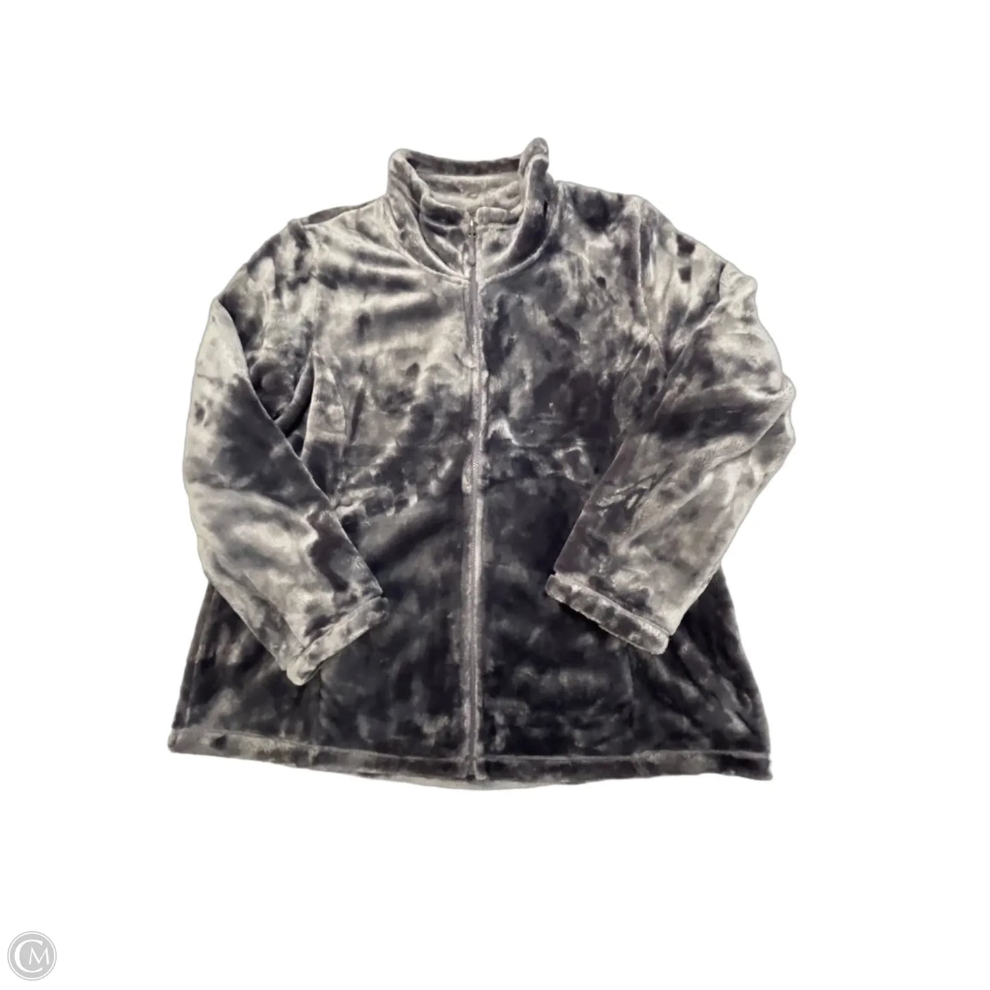 Jacket Fleece By 32 Degrees In Grey, Size: Xxl