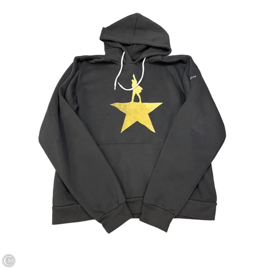 Sweatshirt Hoodie By Clothes Mentor In Black, Size: L
