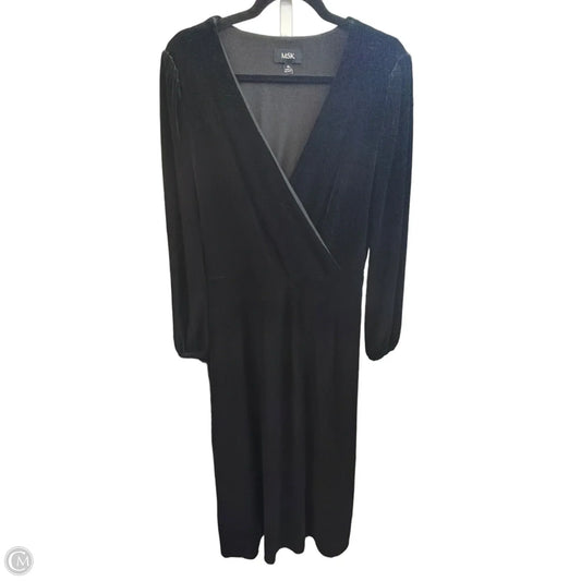 Dress Party Long By Msk In Black, Size: Xl
