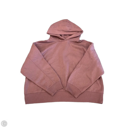 Sweatshirt Hoodie By A New Day In Mauve, Size: Xxl