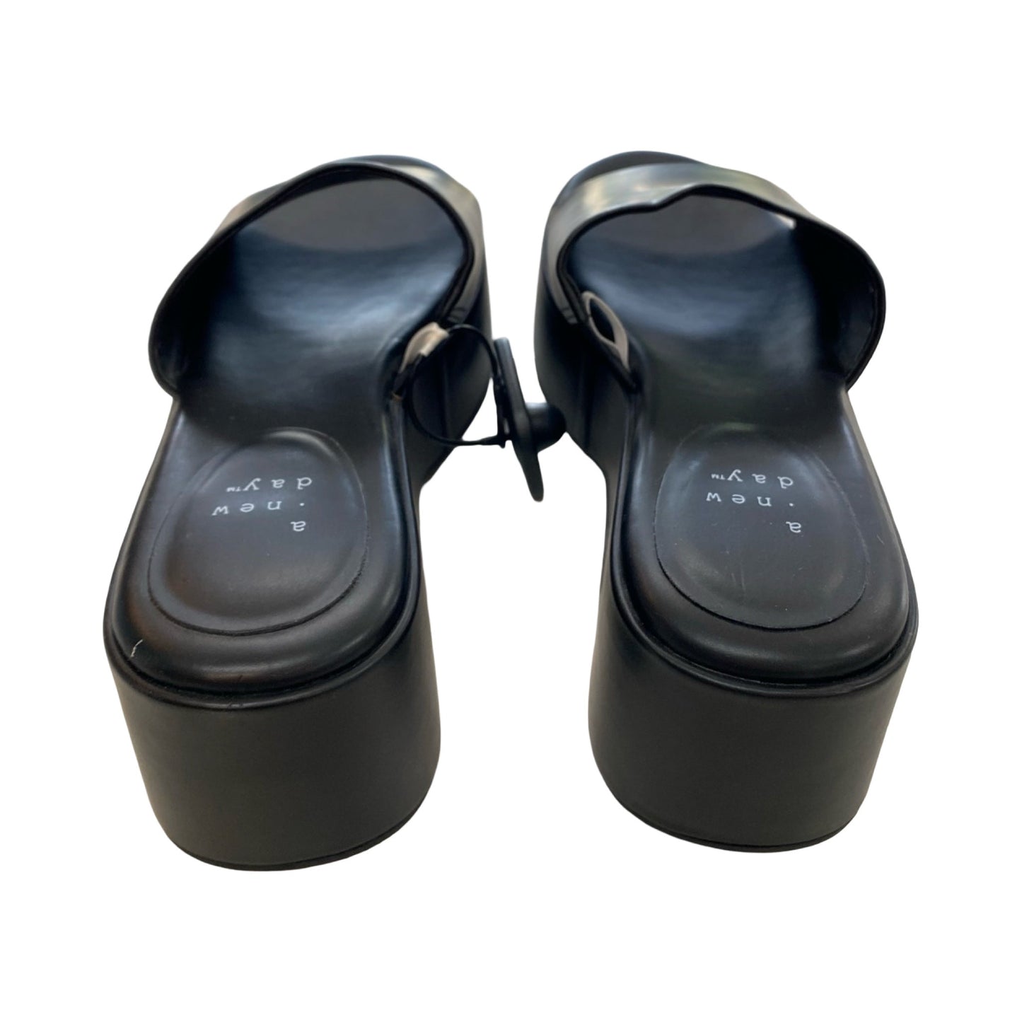 Sandals Heels Block By A New Day In Black, Size:6