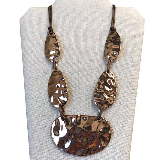 NECKLACE STATEMENT in ROSE GOLD