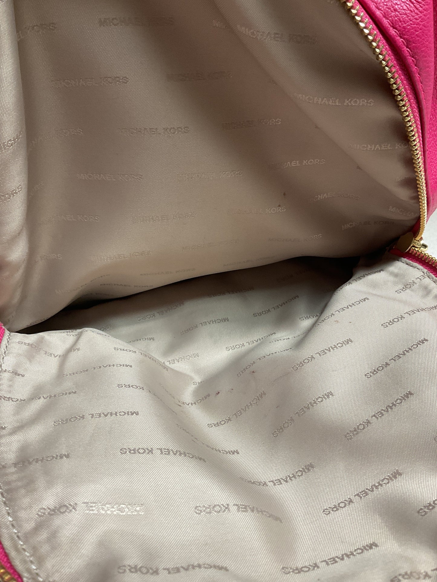 Backpack Designer By Michael Kors In Pink, Size:Medium