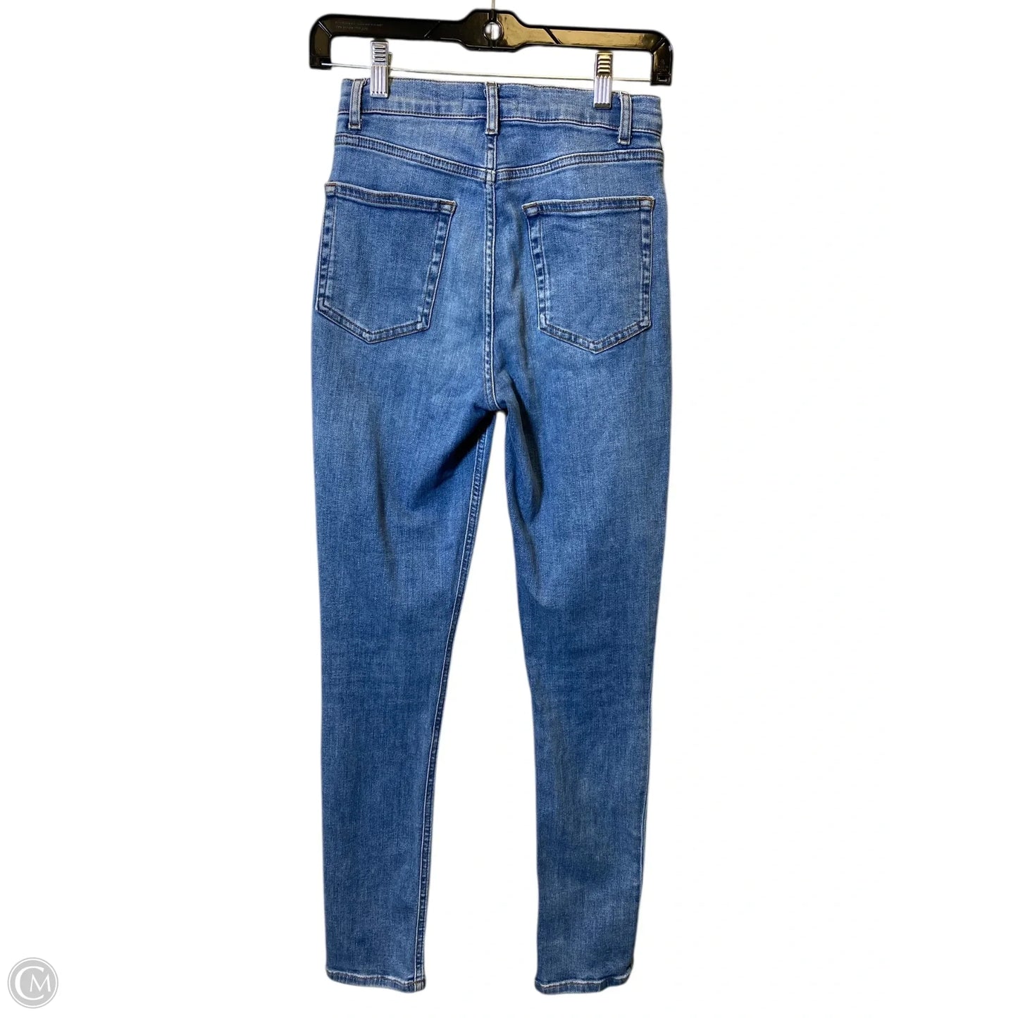 Jeans Skinny By Reformation In Blue Denim, Size: 2