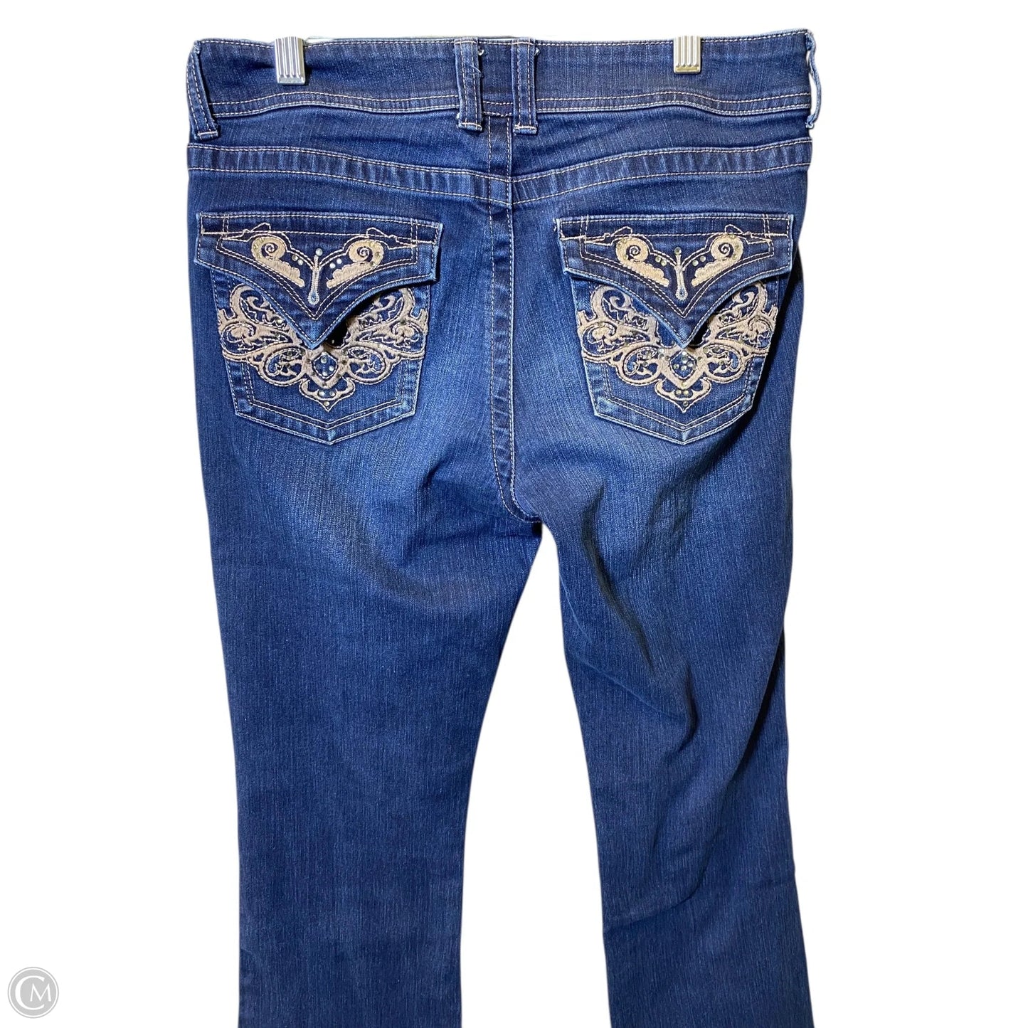 Jeans Straight By Apt 9 In Blue Denim, Size: 10