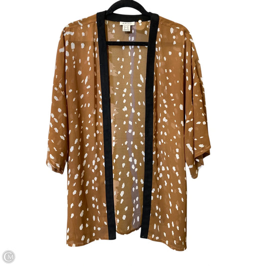 Cardigan By Ariat In Animal Print, Size: M