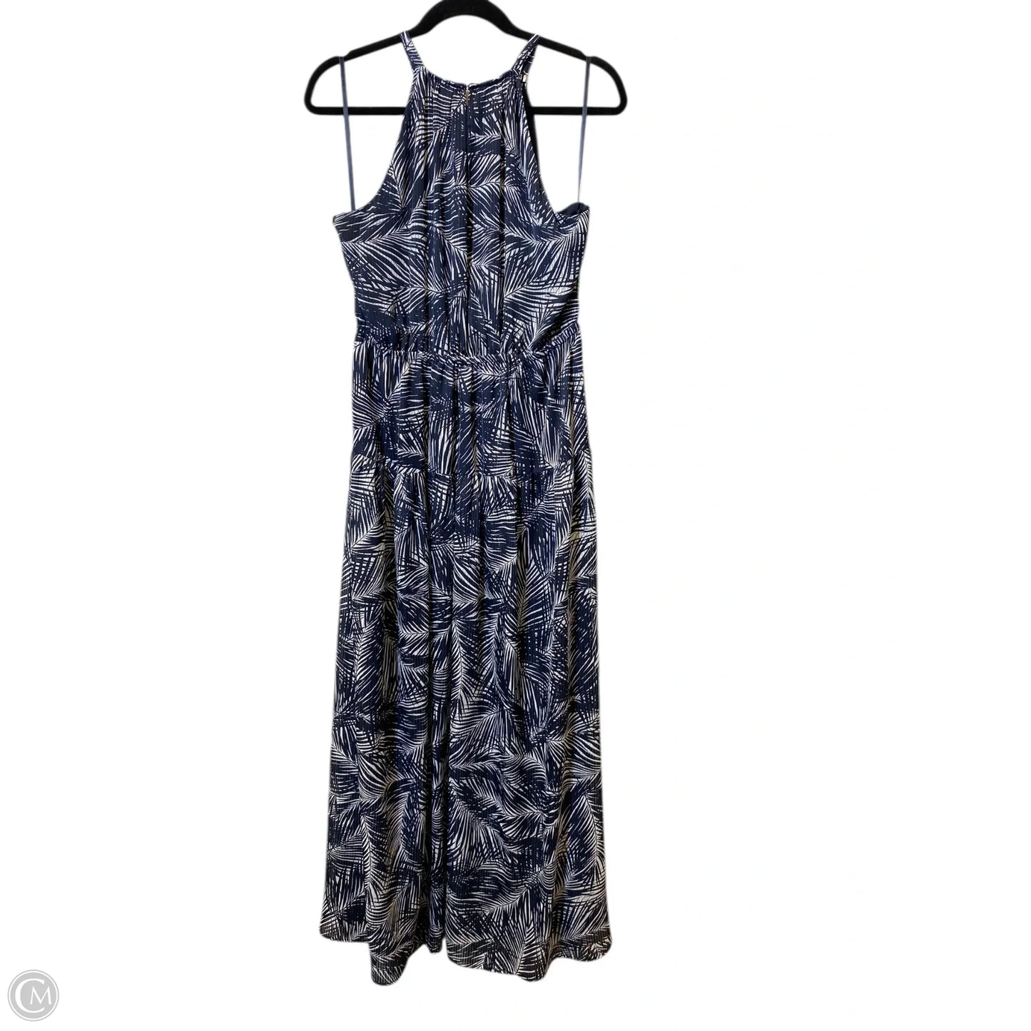 Dress Casual Maxi By Michael By Michael Kors In Blue, Size: L