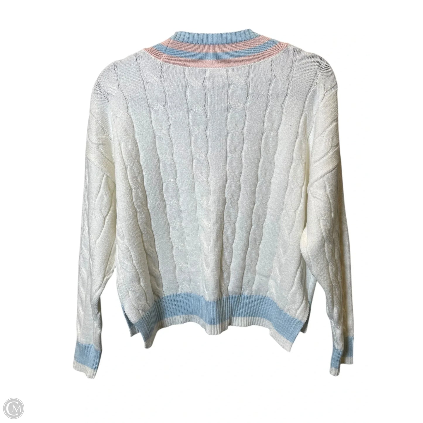 Sweater By Mi Ami In White, Size: M