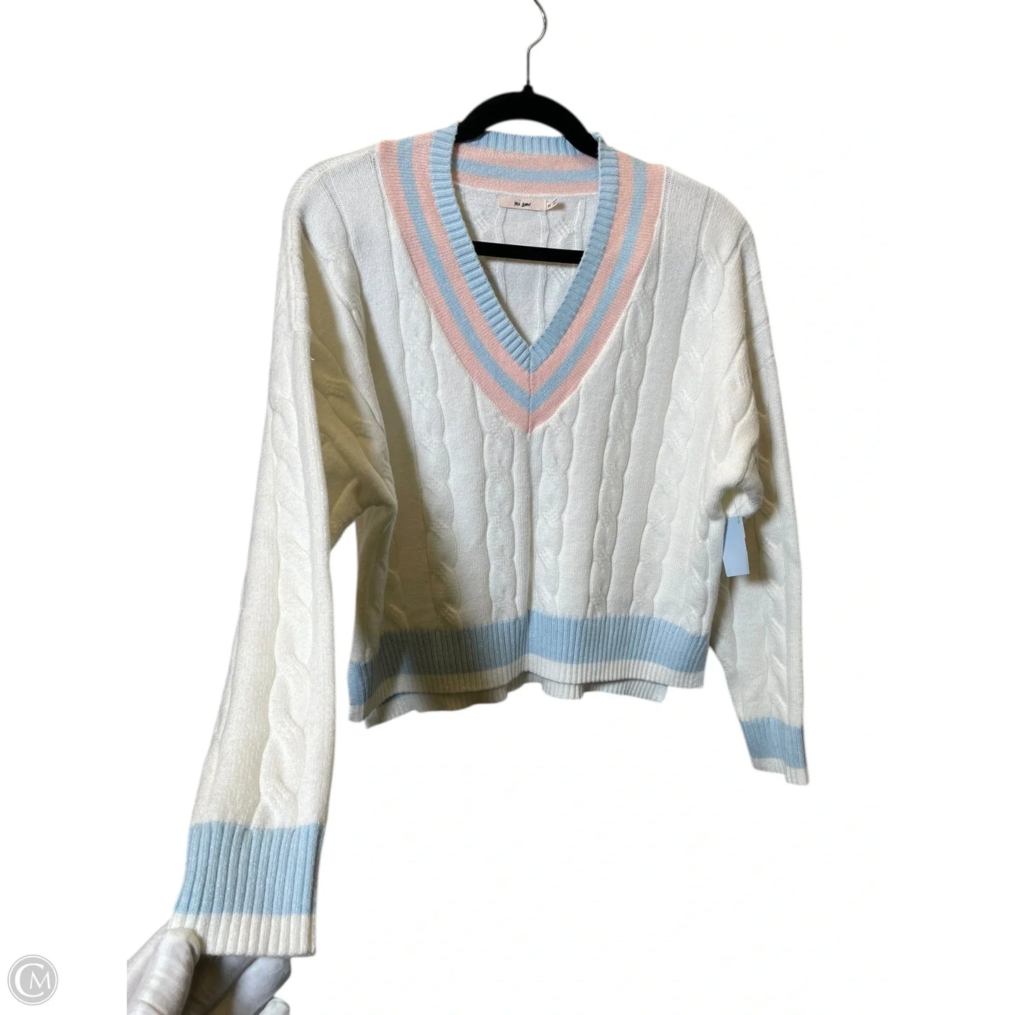 Sweater By Mi Ami In White, Size: M