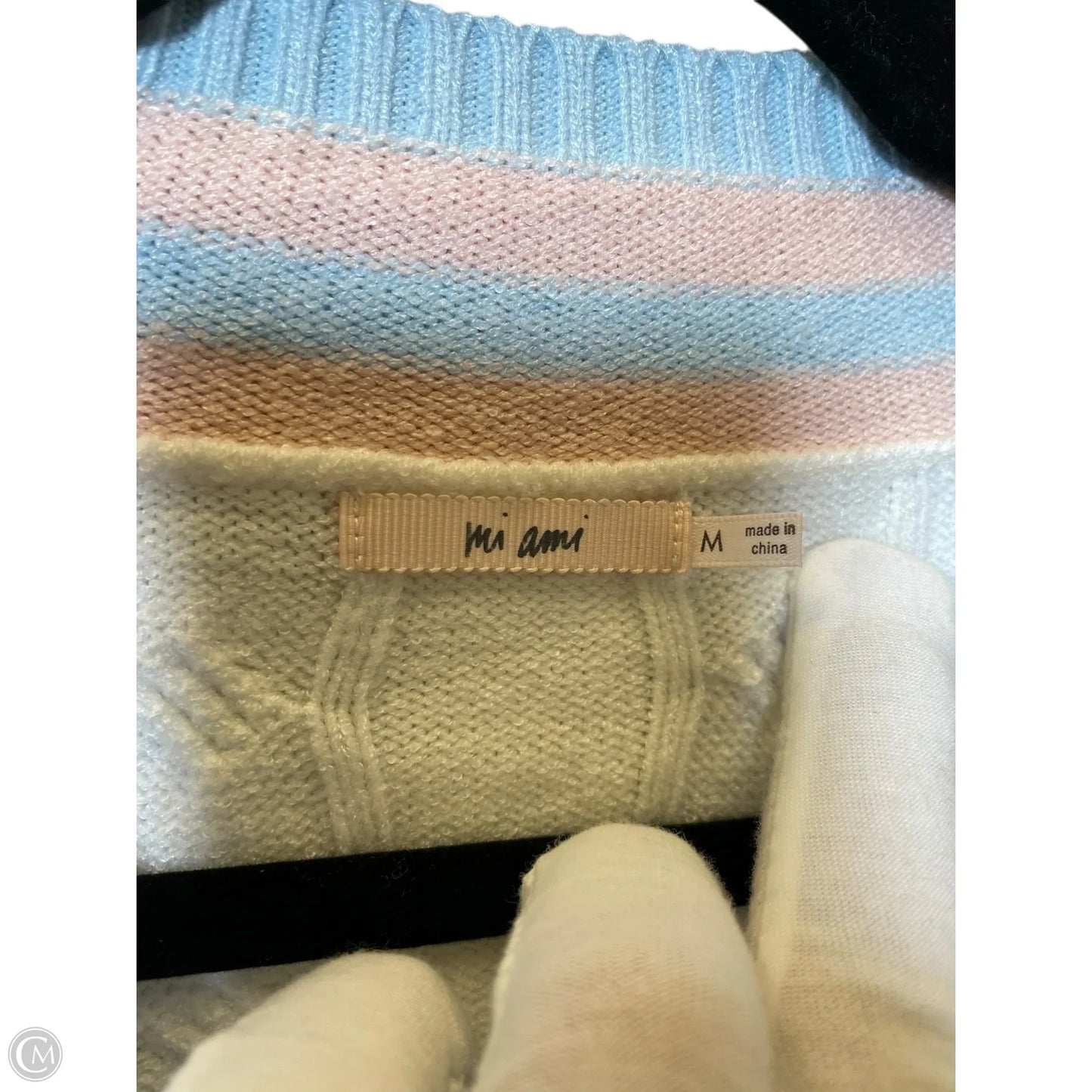 Sweater By Mi Ami In White, Size: M