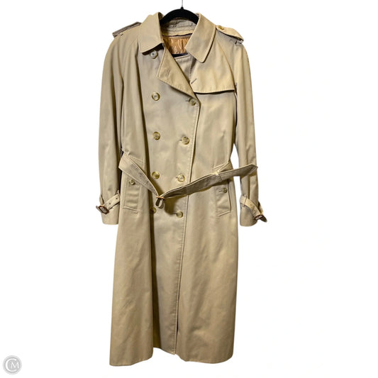Coat Luxury Designer By Burberry In Beige, Size: L