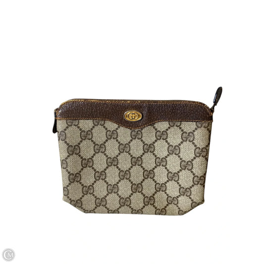 Makeup Bag Luxury Designer By Gucci, Size: Small