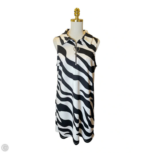 Dress Casual Short By Boston Proper In Zebra Print, Size: L