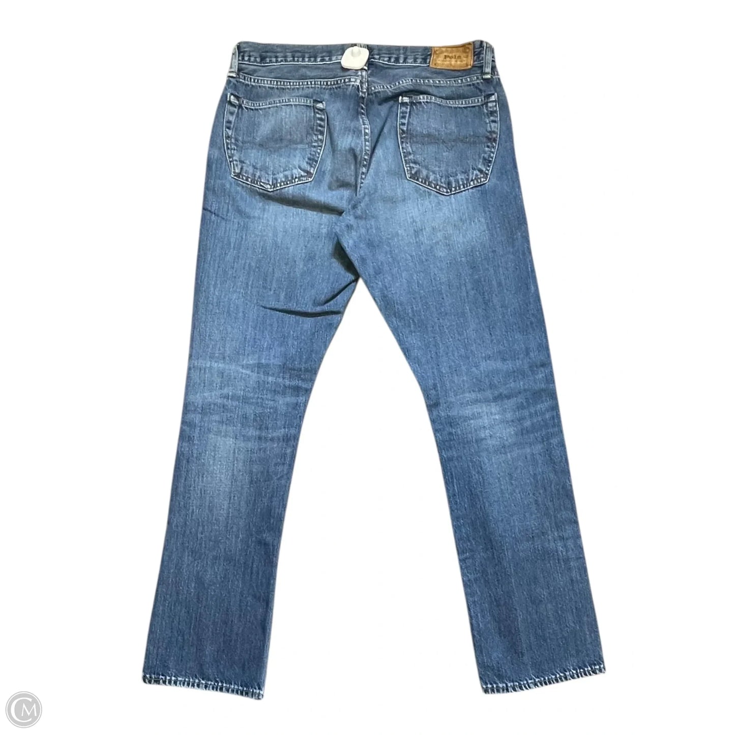Jeans Straight By Polo Ralph Lauren In Blue Denim, Size: 14