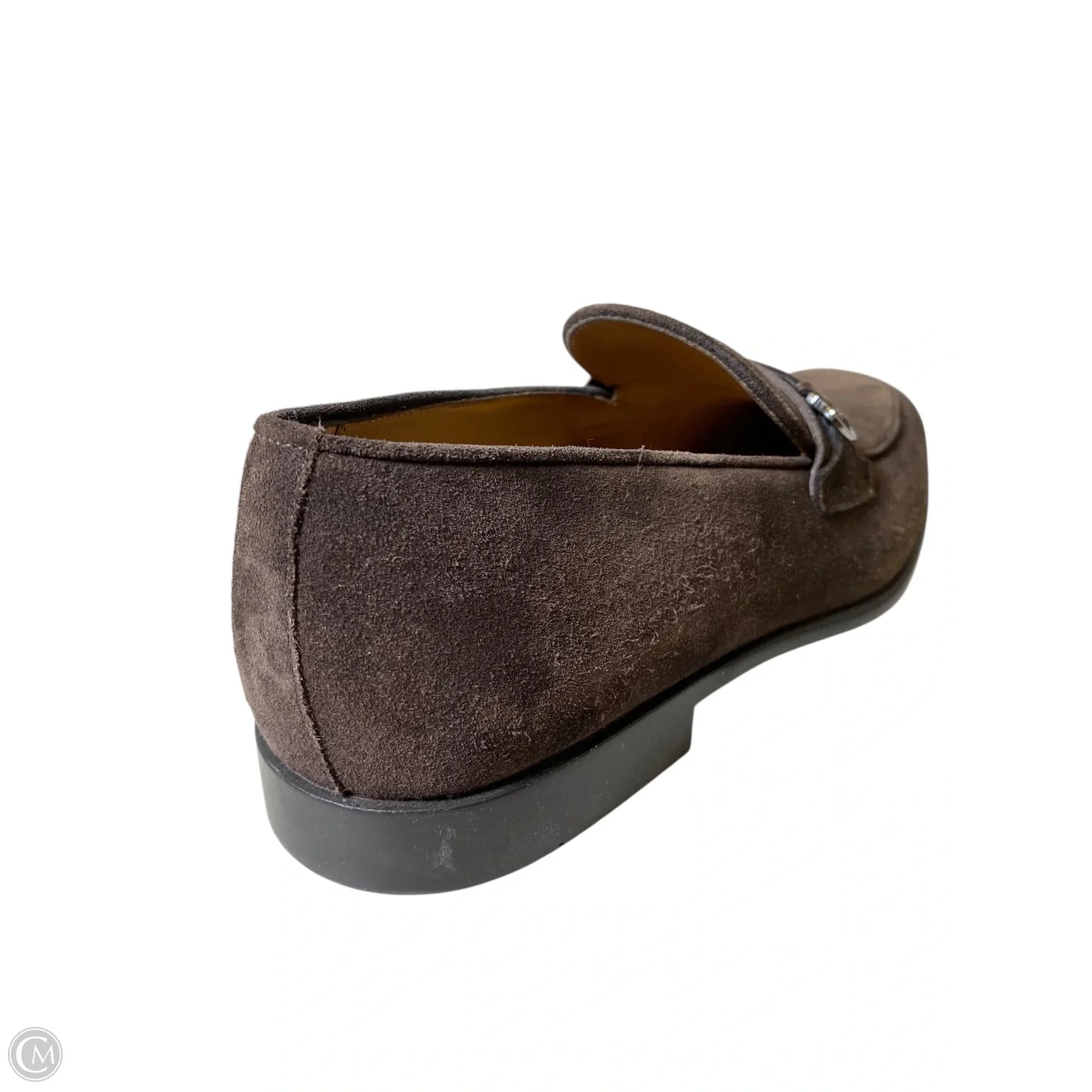 Shoes Luxury Designer By Ferragamo In Brown, Size: 11.5
